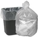 Berry Translucent Waste Can Liners - Small Size - 10 gal Capacity - 24" Length x 24" Width x 0.20 mil (5 Micron) Thickness - High Density - Natural - Can - 1000 / Carton