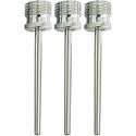 Champion Sports Inflating Needles Retail Pack - for Inflator - Nickel Plated - Silver