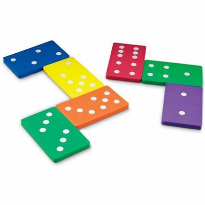 Learning Resources Foam Jumbo Dominoes - Learning Toy - 5 Year & Up - Multi