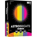 Astrobrights Color Copy Paper "Happy" , 5 Assorted Colours - Letter - 8 1/2" x 11" - 24 lb Basis Weight - Acid-free, Lignin-free - Cosmic Orange, Solar Yellow, Terra Green, Venus Violet, Fireball Fuchsia - 500 / Ream