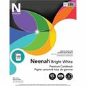 Neenah Bright White Cardstock - Letter - 8 1/2" x 11" - 65 lb Basis Weight - Smooth - Acid-free, Lignin-free - Bright White - 1 Pack