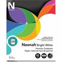 Neenah Bright White Cardstock - 96 Brightness - Letter - 8 1/2" x 11" - 65 lb Basis Weight - Smooth - Bright White - 250 / Pack