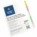 Business Source Reinforced Insertable Tab Indexes - 5 Tab(s) - 2" Tab Width - 8.5" Divider Width x 11" Divider Length - Letter - 3 Hole Punched - Buff Divider - Manila Tab(s) - Mylar Reinforcement, Insertable, Reinforced Edges, Punched, Tear Resistan