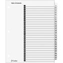 Cardinal&reg; OneStep Daily Index System - 31 x Divider(s) - Printed Tab(s) - Digit - 1-31 - 31 Tab(s)/Set - 9" Divider Width x 11" Divider Length - Letter - 8.50" Width x 11" Length - 3 Hole Punched - White Divider - White Tab(s) - Reinforced Tab, R