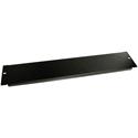 StarTech.com 2U Rack Blank Panel for 19in Server Racks and Cabinets - SPCC - Powder Coated Black - 2U Rack Height - 1 Each - 3.5" Height