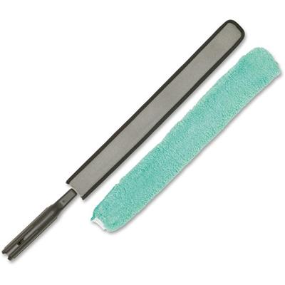 Rubbermaid Commercial HYGEN Quick-Connect Flexible Dusting Wand - 28.8" Overall Length - Black - 1 Each
