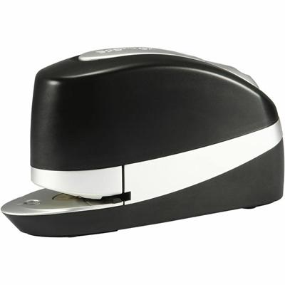 Bostitch Impulse 20 Executive Electric Stapler - Staples Upto 20 Sheet - Holds Upto 210 Staple - Full Strip - Black, Silver - 1 Each