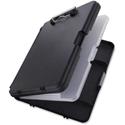 Saunders WorkMate II Poly Storage Clipboard - 11" Sheet Size - Polypropylene - Black - 1 Each