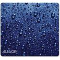 Allsop NatureSmart Image Mousepad - Soft Top Raindrop - 0.10" Height x 8.50" Width - Blue - Natural Rubber, Latex - Anti-skid - Mouse - 1 Each