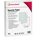 DocuGard Advanced Medical Security Paper - Letter - 8 1/2" x 11" - 24 lb Basis Weight - Tamper Resistant, Erasure Protection, Watermarked, CMS Approved - Green - 500 / Ream