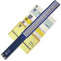 C-Line Heavy-duty Document Sorter - 31 x Divider(s) - Printed Tab(s) - Character/Digit/Month/Weekday - A-Z, 0-31, 1-2000, January-December, Sunday-Saturday - 8.5" Divider Width x 11" Divider Length - Letter - Blue Pressboard Divider - Metal Tab(s) - 