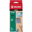 VELCRO&reg; Thin Clear Fasteners 5/8in Circles Clear 75 ct - 0.63" Diameter - Clear - Water Resistant - For Indoor, Outdoor, Card, Crafting, Scrapbooking, Project, Glass, Plastic, Classroom, Office, Home, ... Carton - 1 Pack