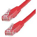 StarTech.com 10ft Red Cat6 UTP Patch Cable ETL Verified - 10 ft Category 6 Network Cable for Network Device - First End: 1 x RJ-45 Network - Male - Second End: 1 x RJ-45 Network - Male - Patch Cable - Gold Plated Connector - 24 AWG - Red - 1 Each