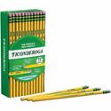 Ticonderoga No. 2 Pencils - #2 - Yellow Cedar Barrel - 1 Box