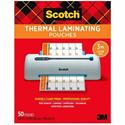 Scotch Thermal Laminating Pouches - Sheet Size Supported: Letter 8.50" Width x 11" Length - Laminating Pouch/Sheet Size: 9" Width x 11.50" Length x 3 mil Thickness - Glossy - for Photo, Document, Schedule, Presentation, Phone List, Certificate, Sign,