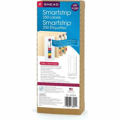 Smead Smartstrip Labels Refill Pack - 7 1/2" Width x 1 1/2" Length - Laser - 1 Pack
