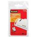 Scotch Thermal Laminating Pouches - Laminating Pouch/Sheet Size: 2.40" Width x 4.20" Length x 5 mil Thickness - Glossy - for Photo, ID Badge, Document, Lists, Card - Double Sided, Photo-safe - Clear - 10 / Pack