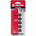 VELCRO&reg; Sticky Back 5/8in Circles Black 15 ct - 0.63" Diameter - Black - For Multipurpose, School, Smooth Surface, Indoor, Outdoor, Mounting - 15 / Carton
