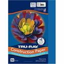 Tru-Ray Construction Paper - Project, Bulletin Board - 12" Width x 9" Length - Blue - Sulphite - 1 Pack