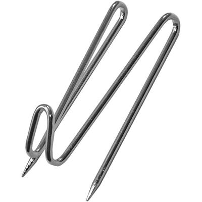 Advantus Panel Wall Wire Hooks - for Calendar, Notes, Memo, Wall, Cubicle, Key - Silver - Powder Coated - 25 / Pack