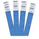 Advantus Tyvek Wristbands - 3/4" Width x 9 3/4" Length - Rectangle - Blue - Tyvek - Adhesive Closure - 500 / Pack
