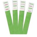 Advantus Tyvek Wristbands - 3/4" Width x 9 3/4" Length - Green - 500 / Pack