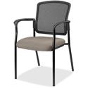 Lorell Mesh Back Stackable Guest Chair - Black Frame Color - 1 Each