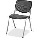 KFI 2300 Kool Series - Black Seat Color - Polypropylene Seat Material - Black Back Color - Polypropylene, Aluminum Alloy Back Material - Silver, Powder Coated Frame Color - Steel Frame Material - Four-legged Base - Armrest - 1 Each