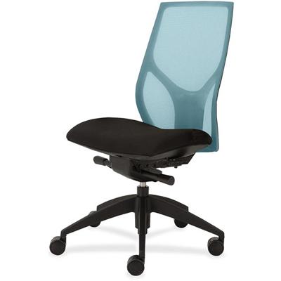 9 to 5 Seating Vault 1460 Armless Task Chair - Black Seat Color - 5-star Base - 1 Each