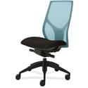 9 to 5 Seating Vault 1460 Armless Task Chair - Black Seat Color - 5-star Base - 1 Each