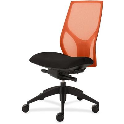 9 to 5 Seating Vault 1460 Armless Task Chair - Black Seat Color - 5-star Base - 1 Each