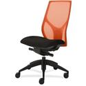 9 to 5 Seating Vault 1460 Armless Task Chair - Black Seat Color - 5-star Base - 1 Each