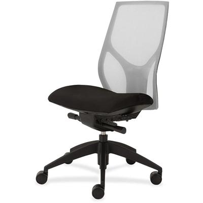 9 to 5 Seating Vault 1460 Armless Task Chair - Black Seat Color - 5-star Base - 1 Each