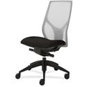 9 to 5 Seating Vault 1460 Armless Task Chair - Black Seat Color - 5-star Base - 1 Each