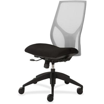 9 to 5 Seating Vault 1460 Armless Task Chair - Black Seat Color - 5-star Base - 1 Each