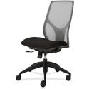 9 to 5 Seating Vault 1460 Armless Task Chair - Black Seat Color - 5-star Base - 1 Each