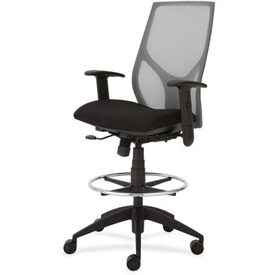 9 to 5 Seating Vault 1468 Task Stool - Black Seat Color - 5-star Base - 1 Each