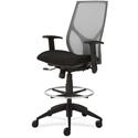 9 to 5 Seating Vault 1468 Task Stool - Black Seat Color - 5-star Base - 1 Each