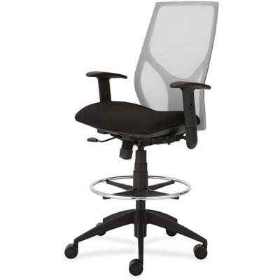 9 to 5 Seating Vault 1468 Task Stool - Black Seat Color - 5-star Base - 1 Each
