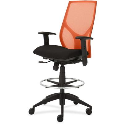 9 to 5 Seating Vault 1468 Task Stool - Black Seat Color - 5-star Base - 1 Each