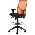 9 to 5 Seating Vault 1468 Task Stool - Black Seat Color - 5-star Base - 1 Each