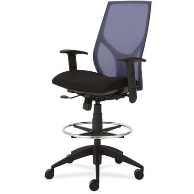9 to 5 Seating Vault 1468 Task Stool - Black Seat Color - 5-star Base - 1 Each