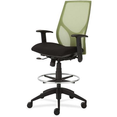 9 to 5 Seating Vault 1468 Task Stool - Black Seat Color - 5-star Base - 1 Each