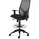 9 to 5 Seating Vault 1468 Task Stool - Black Seat Color - 5-star Base - 1 Each