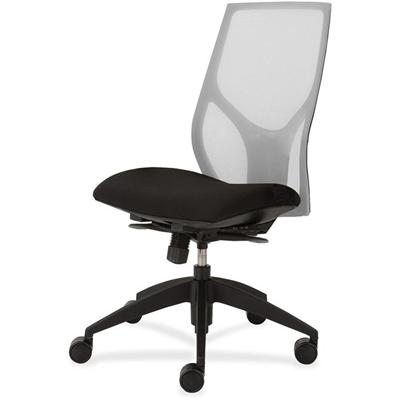 9 to 5 Seating Vault 1460 Armless Task Chair - Black Seat Color - 5-star Base - 1 Each