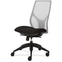 9 to 5 Seating Vault 1460 Armless Task Chair - Black Seat Color - 5-star Base - 1 Each