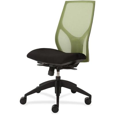 9 to 5 Seating Vault 1460 Armless Task Chair - Black Seat Color - 5-star Base - 1 Each