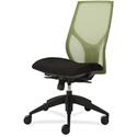 9 to 5 Seating Vault 1460 Armless Task Chair - Black Seat Color - 5-star Base - 1 Each