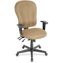 Eurotech 4x4 XL FM4080 High Back Executive Chair - Beige Seat Color - Fabric Seat Material - Beige Back Color - Fabric Back Material - Black Frame Color - 5-star Base - Perfection Beige - 1 Each
