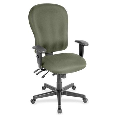 Eurotech 4x4 XL FM4080 High Back Executive Chair - Sage Seat Color - Fabric Seat Material - Sage Back Color - Fabric Back Material - 5-star Base - Shire Sage - 1 Each